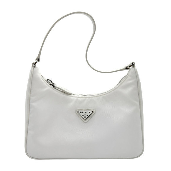 Prada Handbag Nylon White - Picture 1 of 5